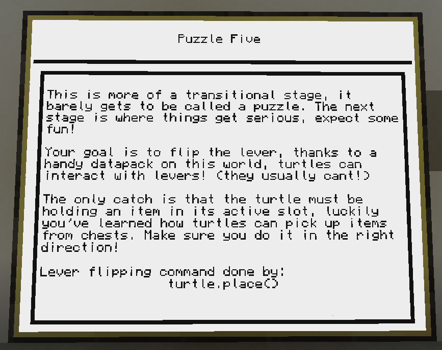 Puzzle 5 Screen