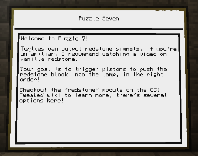 Puzzle 7 Screen